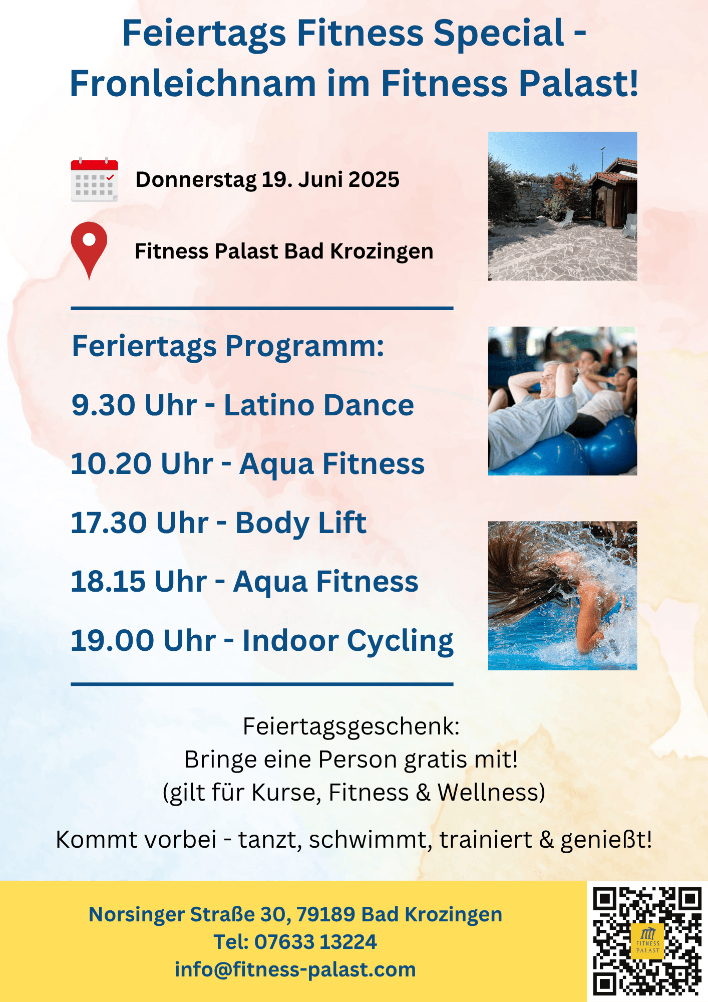 Feiertags Fitness Special - Fronleichnam im Fitness Palast Bad Krozingen! (1)